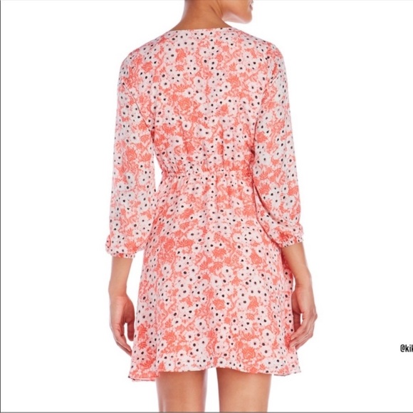 Cece Mini Dress Fairycore Peasant Style Floral Long Sleeve Boho Cottagecore boho - Picture 2 of 7